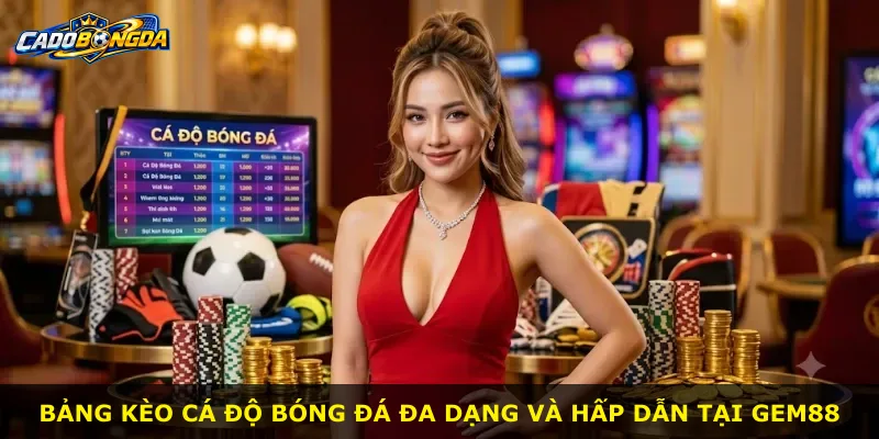 Bảng kèo cá độ bóng đá đa dạng và hấp dẫn tại gem88