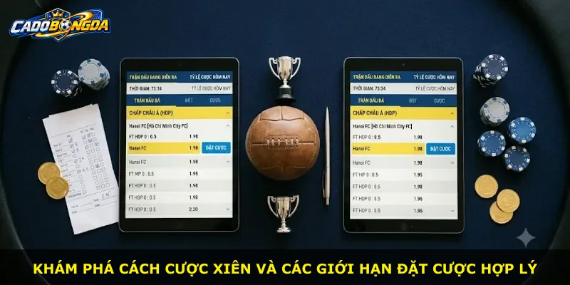 Khám phá cách cược xiên và các giới hạn đặt cược hợp lý