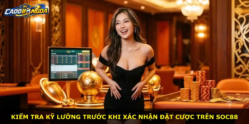 Kiểm tra kỹ lưỡng trước khi xác nhận đặt cược trên Soc88
