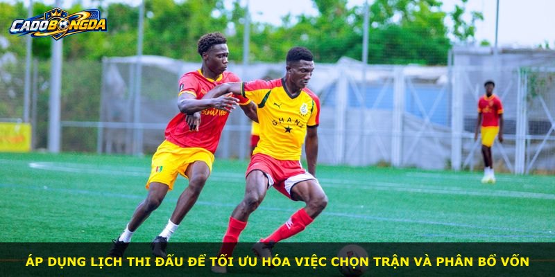 Áp dụng lịch thi đấu để tối ưu hóa việc chọn trận và phân bổ vốn