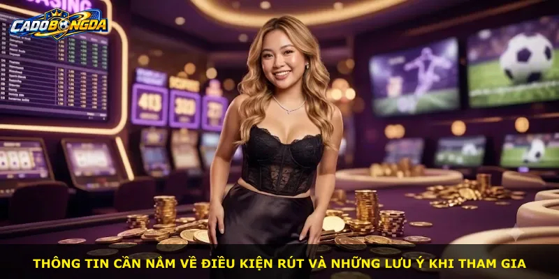 Thông tin cần nắm về điều kiện rút và những lưu ý khi tham gia