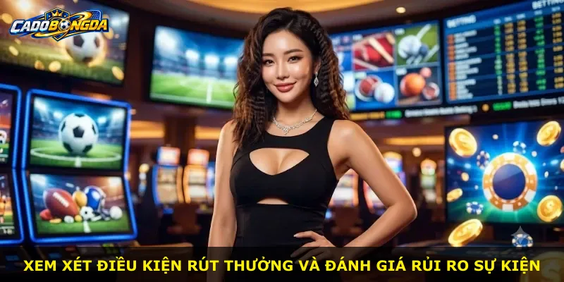 Xem xét điều kiện rút thưởng và đánh giá rủi ro sự kiện